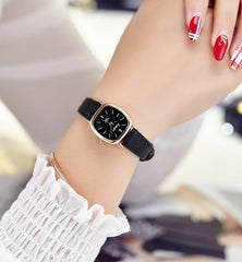 Hot sale top women quartz-watch leather ladies Analog small dail watch women montre femme wrist watches