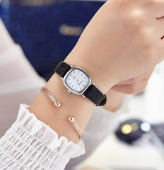 Hot sale top women quartz-watch leather ladies Analog small dail watch women montre femme wrist watches