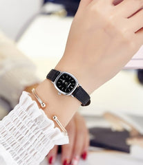 Hot sale top women quartz-watch leather ladies Analog small dail watch women montre femme wrist watches
