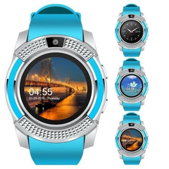 GEJIAN smart watch Bluetooth touch screen Android waterproof sports men and women smart watch with camera SIM card slot PK DZ09